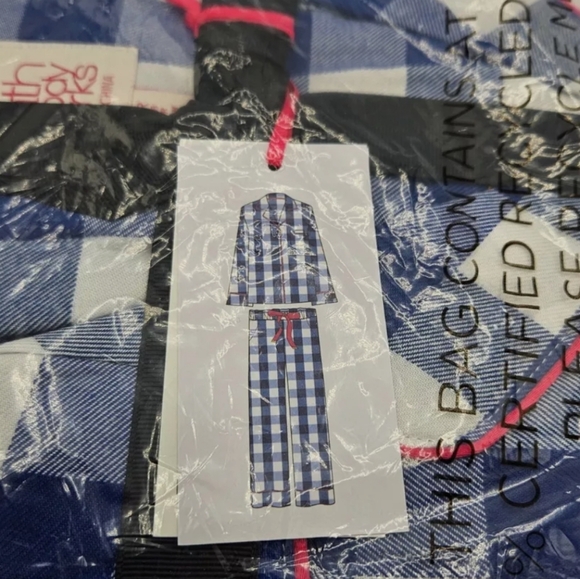 NWT Bath and Body Works Gingham Pajama Set - Picture 5 of 8